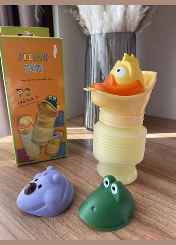 Складной детский писсуар дорожный туалет 450 мл, 3 насадки, No Brand (343036904)