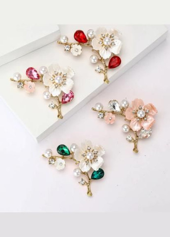 Брошь "Цветок сливы", розовый No Brand (307173510)