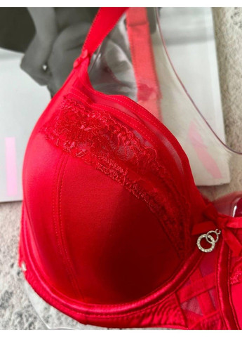 Красный красный бюстгальтер е мягкая чашка Lanny Mode