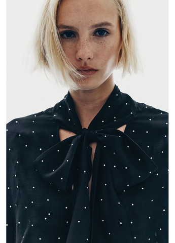 Чёрная блуза H&M