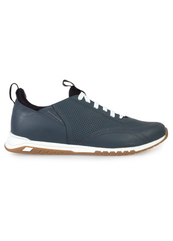Синие демисезонные кроссовки мужские бренда 9200437_(2) ModaMilano