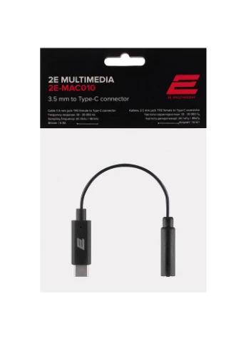 Кабель MAC010 3.5mm to Type-C (-MAC010) 2E (322938237)