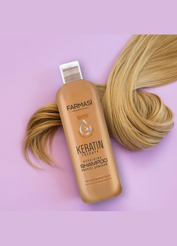 Відновлюючий шампунь Keratin Therapy 360 мл Farmasi (295658486)