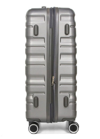 Валіза Франція середня M сіра 66х43х26(+5)см/75л/3.7кг/ 628 WORLDLINE (324802362)