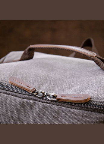 Рюкзак для ноутбука дорожній текстильний унісекс з ручками сірий 30х45х16 см 20662 Vintage (362417808)