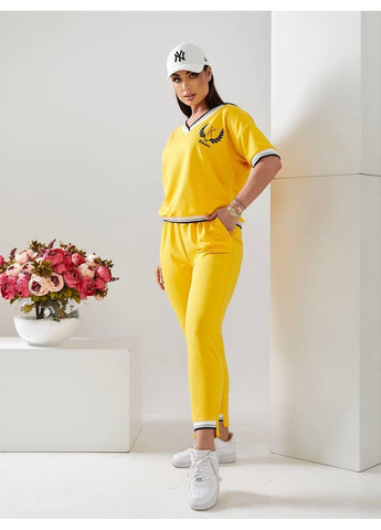 Стильный спортивный костюм с принтом No Brand (349728982)