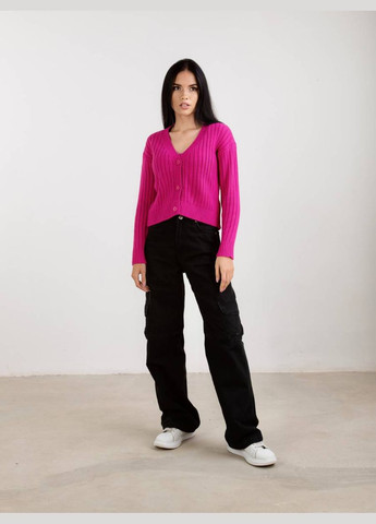 Розовый демисезонный кардиган Romashka