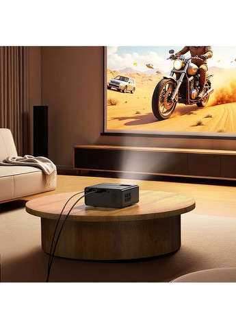 Проектор wireless projector (720P same screen version) (EU) (6942007663632) Hoco DT6 (372676471)