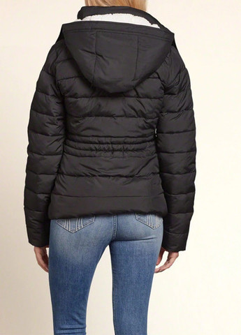 Черная демисезонная куртка демисезонная - женская куртка 10050 hc2379w Hollister