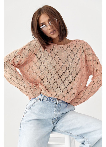Жіночий джемпер із ажурної в'язки No Brand (351851108)