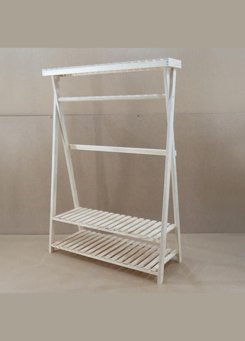 Стійка вішалка для одягу з дерева Шумен 100 бланже (СВГ-100701) No Brand (328076349)