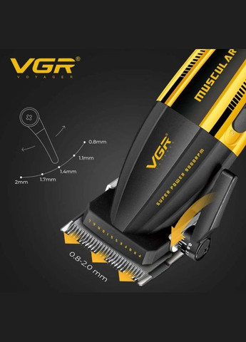 Профессиональная машинка для стрижки аккумуляторная с насадками (2104618579) VGR V-285 (333654014)
