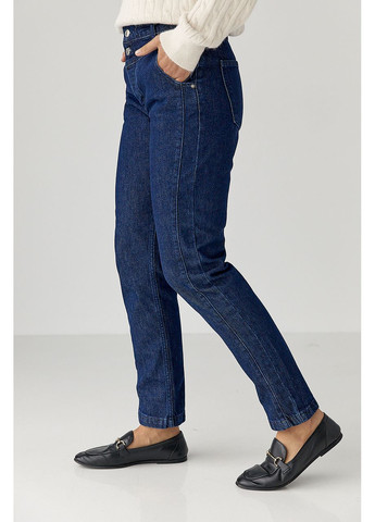 Джинси Mom fit із застібкою на гудзиках Lurex - (362115959)