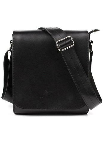 Сумка мессенджер через плечо мужская кожаная Черный 35694 TARWA (334285444)