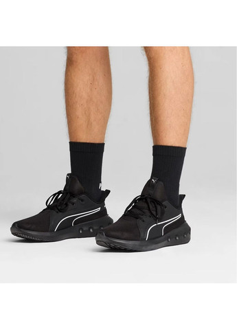 Чорні всесезонні кросівки унісекс softride carson running shoes black 310154-01 Puma