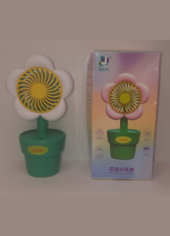 Настольный портативный аккумуляторный вентилятор цветок Flower Fan 6773 No Brand (301350991)