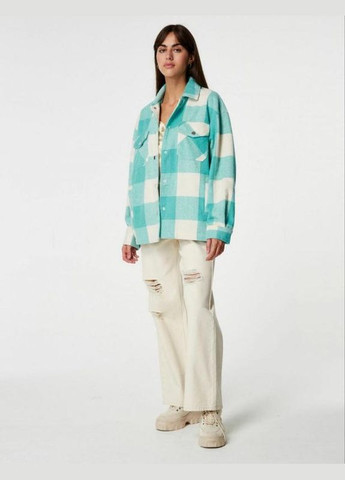 Сорочка в клітинку жіноча oversize XS різнокольорова Jennyfer (300579849)