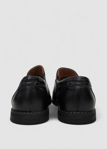 Темно-синие туфли мужские с перфорацией KangFu