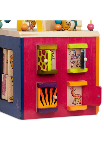 Развивающая деревянная игрушка Зоо-Куб Battat (342752541)