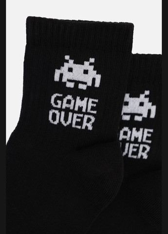 Чорні шкарпетки високі для хлопчика колір чорний цб-00281974 Yuki всесезон (347042624)