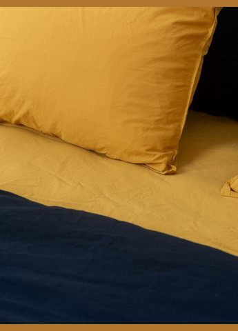 Комплект белья из вареного хлопка Brave евро, Простыня с резинкой 180х200 Leglo (300371100)