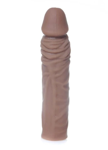 Насадка на пеніс Perfect Sleeve Mulatto extends 4 cm Boss Series (383095015)