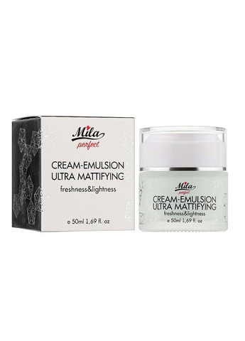 Mila Крем-эмульсия Cream-emulsion ultra mattifying perfect нежно мотирующая 50 мл (3702263057506) — Крем, (317191792)