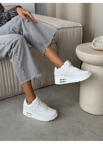 Стильные женские кроссовки No Brand белые демисезоны (353304765)