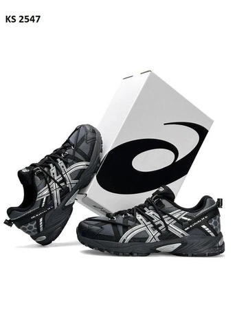 КРОССОВКИ ЖЕНСКИЕ ASICS GEL-KAHANA TR V2 BLUE BLACK АСИКС ГЕЛЬ КАХАНО 8 ЧЕРНЫЕ No Brand чёрные демисезоны (392023582)
