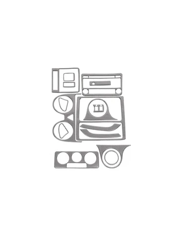 Накладки на панель Карбон для Volkswagen Caddy 2004-2010 рр Meric (389049840)