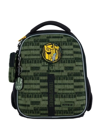 Шкільний набір Education teens Transformers 5 в 1: рюкзак 12 л, сумка для взуття, пенал, термос 350 мл, ланчбокс Kite (398289749)