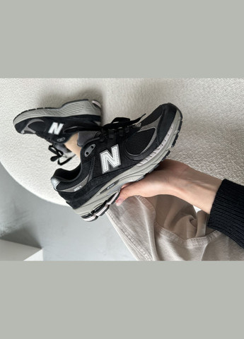 Чорні Осінні кросівки чоловічі і жіночі new balance 2002r black | нью беланс 2002r чорні No Brand