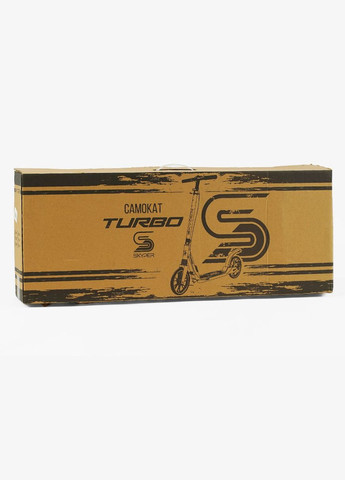 Самокат Skyper "Turbo " - TR-80630 стальная рама, ручной дисковый тормоз. 2 амортизатора, в коробке Best Scooter (292553580)