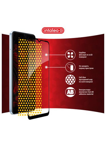 Скло захисне (1283126583179) Intaleo Full Glue Oppo A18 Black (366658745)