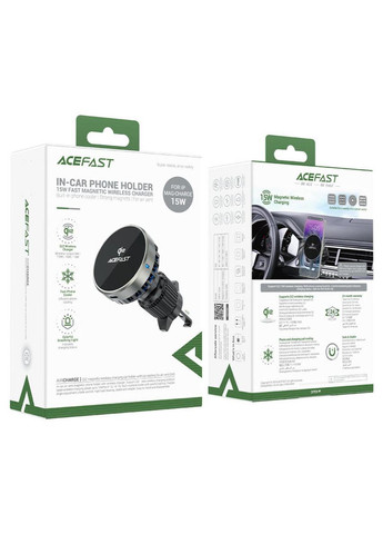 Автотримач для телефона з БЗП D40 Qi2 Magnetic Wireless Charging car holder with Ice Cooling for air Acefast (361241838)
