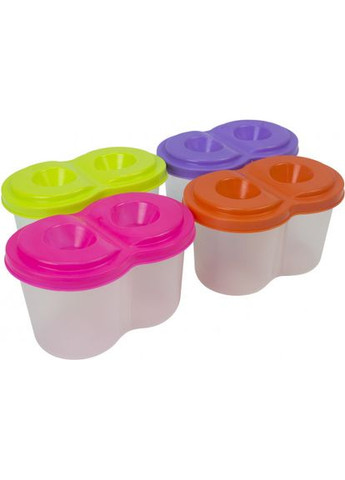 Стакан-непроливайка двойной 3926 Фиолетовый No Brand (322104804)