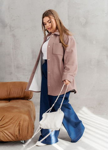 Куртка-сорочка вельветова демісезонна жіноча подовженого крою No Brand (361790988)