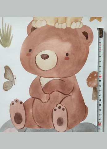 Виниловые наклейка Зверята - царь горы (лист 30 х 90 см) Б442-3 BRUP (302241734)