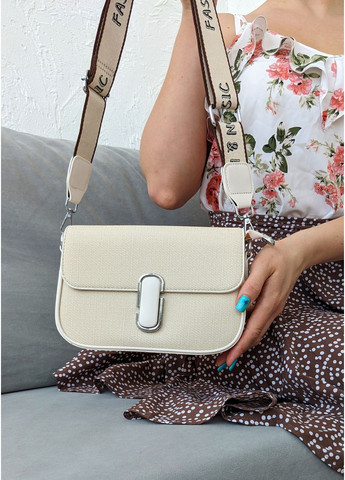 Сумка на плече у ніжному бежевому кольорі InFashion Сумка (357490294)