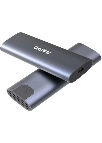 Кишеня зовнішня, Grey, M.2, Type-C 3.1 Gen2, 1xM.2 NVMe / SATA, формат 2230/2242/2260/2280, алюмінієвий корпус (K1689) 000-K1689 Maiwo (395343179)