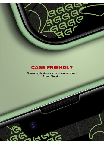 Защитное стекло Corning Black Icon для Apple iPhone 16e/14/13/13 Pro (ARM79553 ArmorStandart (371915046)