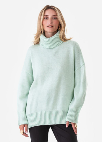 М'ятний вільний жіночий светр SVTR