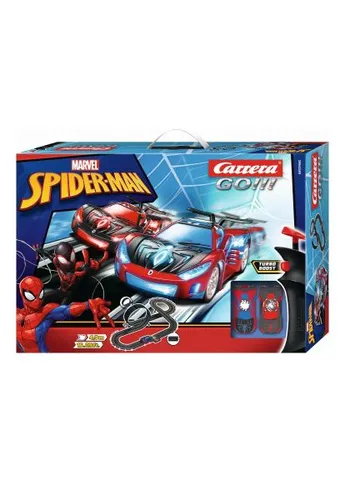 Автотрек GO!!! Спайдермен-гонщик (CR-20062580) Carrera GO Спайдермен-гонщик (389542871)