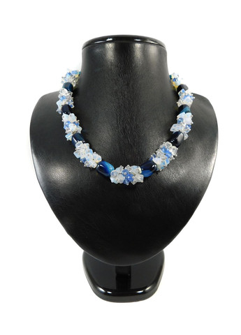 Намисто "Барвисті ноти" Агат, Місячний камінь Fursa fashion (322314013)