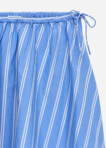 Синяя кэжуал в полоску юбка Arket