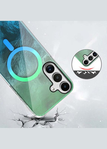 Чохол на Samsung Galaxy S24 / для самсунг галаксі С24 з функцією магсейф MagSafe блискучий Purple Epik (360628494)