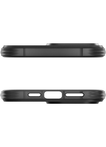 Чехол-накладка Rugged Armor MagFit для Apple iPhone 15 Pro Matte Black (ACS06703) Spigen (370620484)