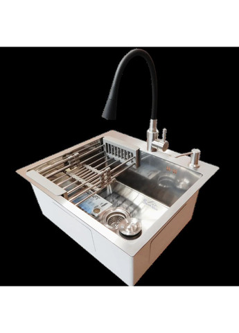 Комплект кухонной мойки KRF 6045 DECOR (3.0/1.0 мм) Kraft (350671426)