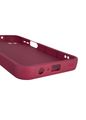 Чохол силіконовий Soft Touch з 3D принтом Майнкрафт для Galaxy M12 (SM-M127F) бордовий (Повний захист камери) Samsung (373424571)