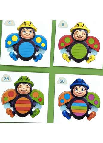 Развивающий пазл-вкладыш "Божья коровка эмоции" (ПСД280) PSD280 Ubumblebees (364894461)